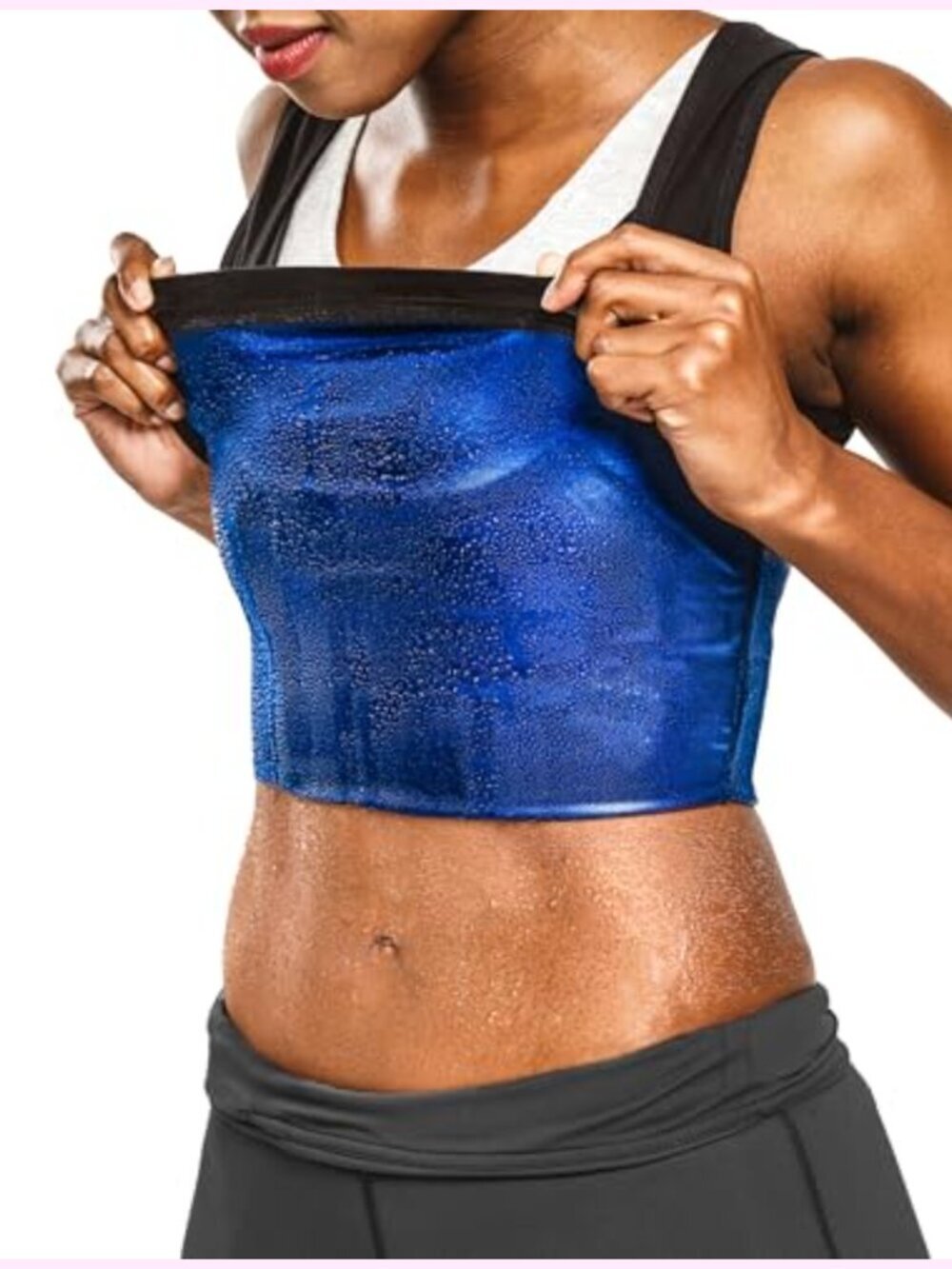Sauna Tank Top for Women, Slimming Shapewear Vest for Workouts, Compression Fit